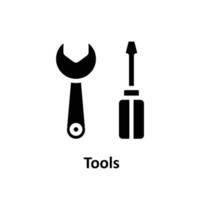 Tools Vector Solid Icons. Simple stock illustration stock