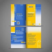 Modern Company Profile Template vector