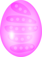 huevo de pascua colorido png