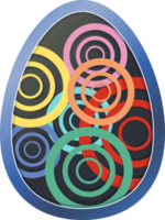 Colorful Easter egg png