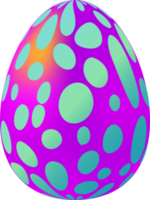 Colorful Easter egg png