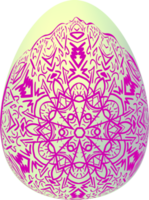 huevo de pascua colorido png