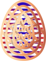 Colorful Easter egg png