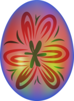 Colorful Easter egg png