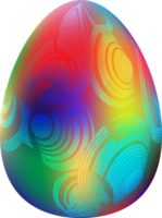 Colorful Easter egg png