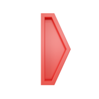 rood pijl doos png