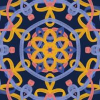 Abstract kaleidoscope background. Beautiful kaleidoscope seamless pattern. Multicolor mosaic texture. Seamless kaleidoscope texture. Unique kaleidoscope design vector