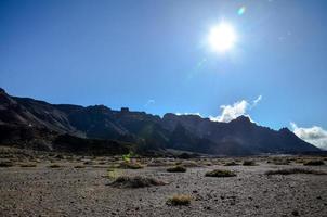 Scenic mountain landscape photo