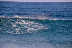 Huge sea waves photo