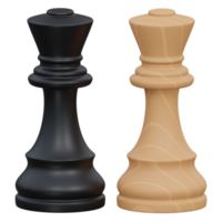 king 3d render icon illustration with transparent background, chess game png