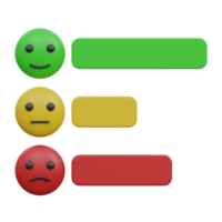 emoji bar 3d geven icoon illustratie met transparant achtergrond png