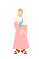 Cartoon Bible Character - Mary png