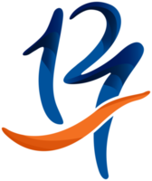 127 logo numero stile png