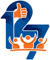 127 logo numero stile png