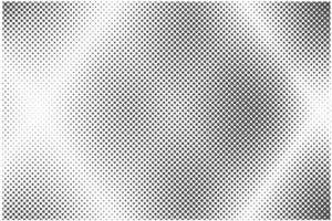 Halftone vector background. Dotted texture with gradient. Retro cartoon gradation illustration with pixel effect. Cross scratched mirror backdrop.