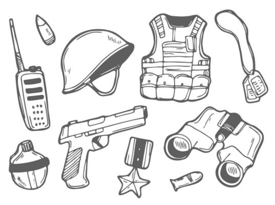 Army Equipment Vector Art, Icons, and Graphics for Free Download