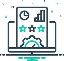 mix icon for performs vector