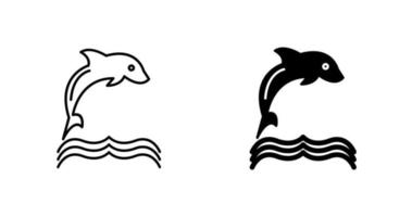 Dolphin Vector Icon