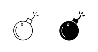 Exploding Cannon Ball Vector Icon