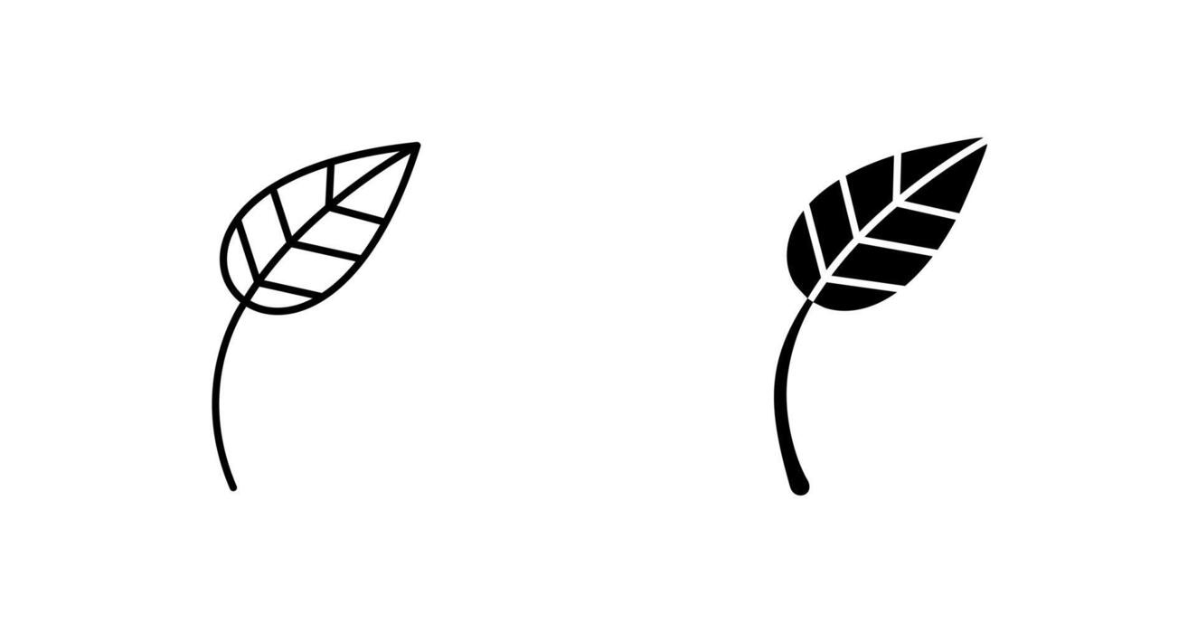 Simple Leaf Outline Vector Art, Icons, and Graphics for Free Download