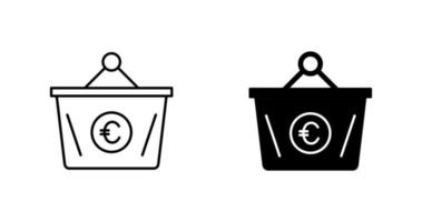 Yen Basket Vector Icon