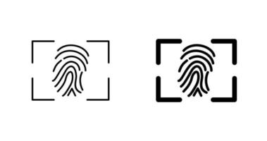 Fingerprint Vector Icon