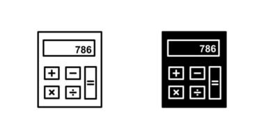 icono de vector de calculadora