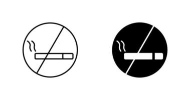 No Smoking SIgn Vector Icon