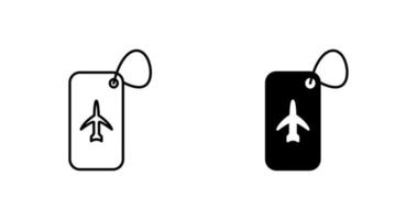 Luggage Tag Vector Icon