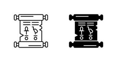 Papyrus Vector Icon