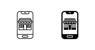 Mobile Store Vector Icon