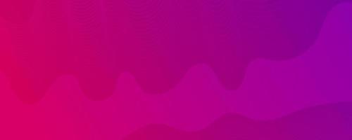 Modern colorful gradient background with wave lines vector