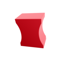 3D rendering of a pink pencil sharpener. 3D rendering pink sharpener illustration. 3D rendering pink sharpener icon png