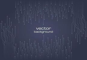 Abstract technological gray background with elements of the microchip. Circuit board background texture. Vector illustration.