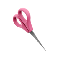 3D render scissor icon. Regular cutting scissor 3d rendering icon 3d illustration isolated icon png