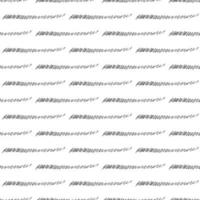 Seamless pattern with black pencil brushstrokes in abstract shapes on white background. Vector illustration