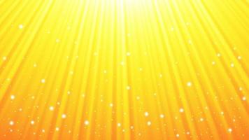 Sunlight rays background with light effects. Yellow backdrop with light of radiance. Vector illustration