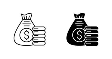 Money Bag Vector Icon