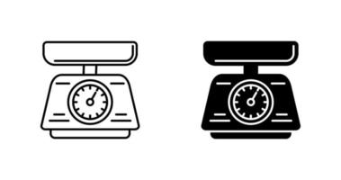 Weight Scale Vector Icon