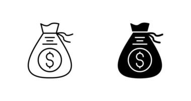 Money Bag Vector Icon