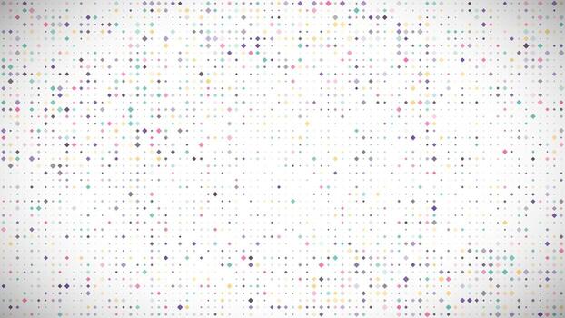 fondo geométrico abstracto de cuadrados. fondo de píxeles multicolores con espacio vacío. ilustración vectorial vector
