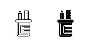 Pencil Stand Vector Icon