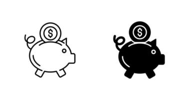 Piggy Bank Vector Icon