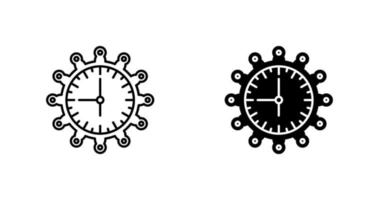 icono de vector de reloj