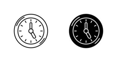 icono de vector de reloj