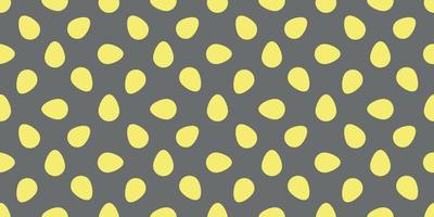 Easter spring seamless pattern with willow twigs and Easter eggs vector