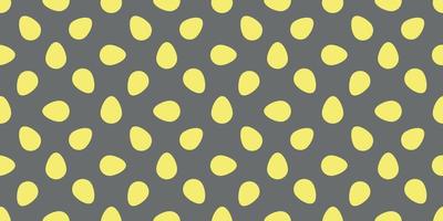 Easter spring seamless pattern with willow twigs and Easter eggs vector