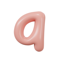 Letter q glossy color png