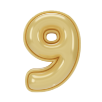Balloon number 9 png