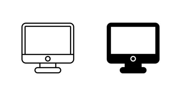 Monitor Vector Icon